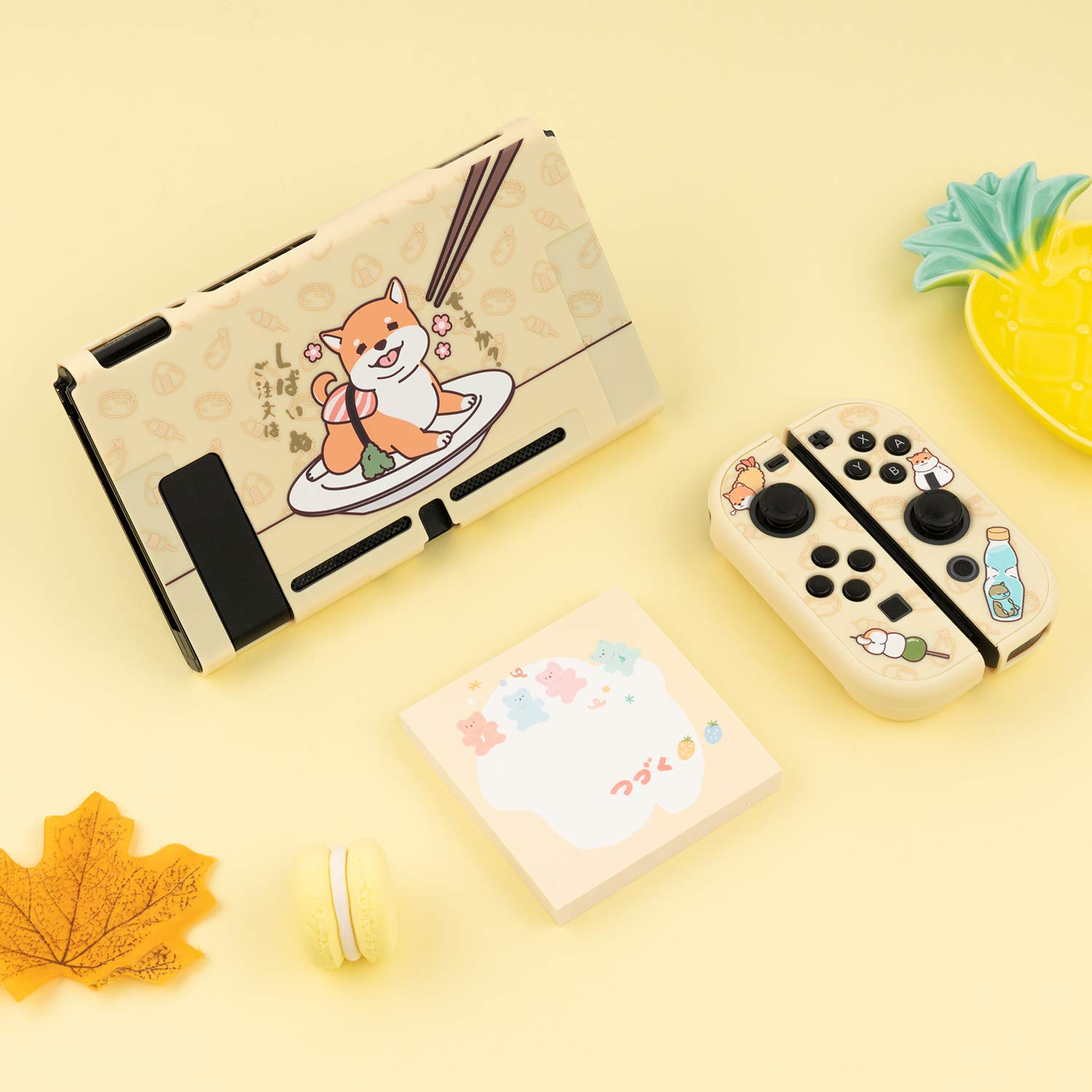 Nintendo Switch - shiba GeekShare Cute Animal Theme Thumb Grip Caps,Compatible with